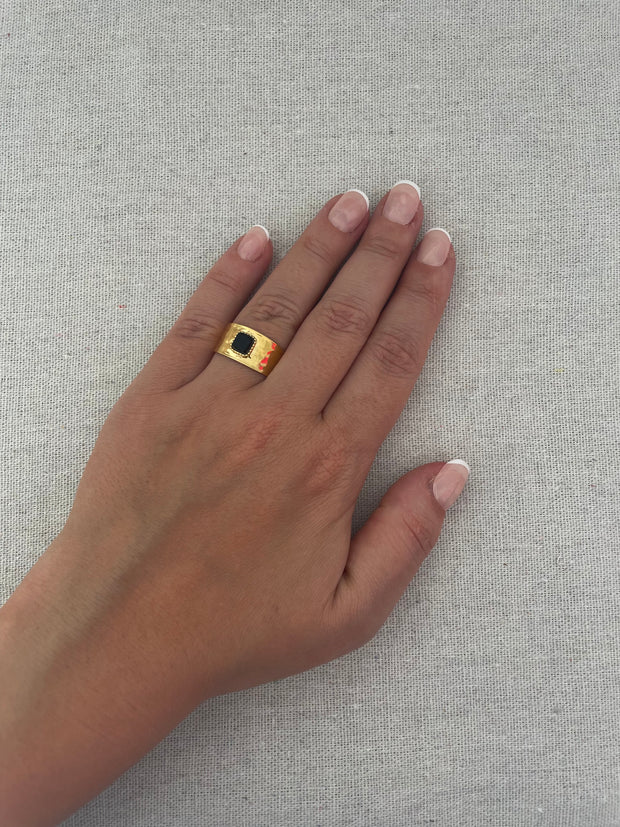 Bague Elias - Acier inoxydable