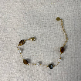 Bracelet Hestia - Oeil de Tigre  | Maison Adèle