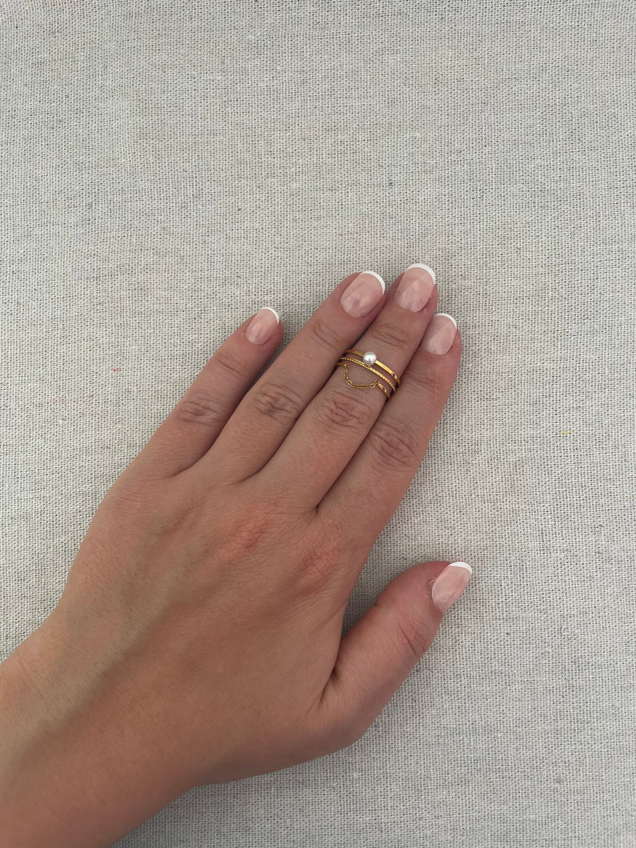 Bague Calie  - Acier inoxydable