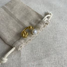 Bague Elisa Acier Inoxydable - Harmonie dorée | Maison Adèle