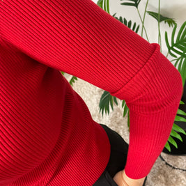 Top pull Dalia - col vague | Maison Adèle