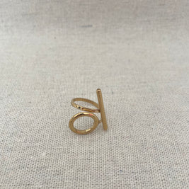 Bague Taïs Acier Inoxydable Ajustable - Bijou Moderne | Maison Adèle