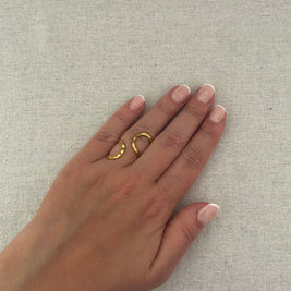 Bague Éléonore Acier Inoxydable - Élégance Intemporelle | Maison Adèle