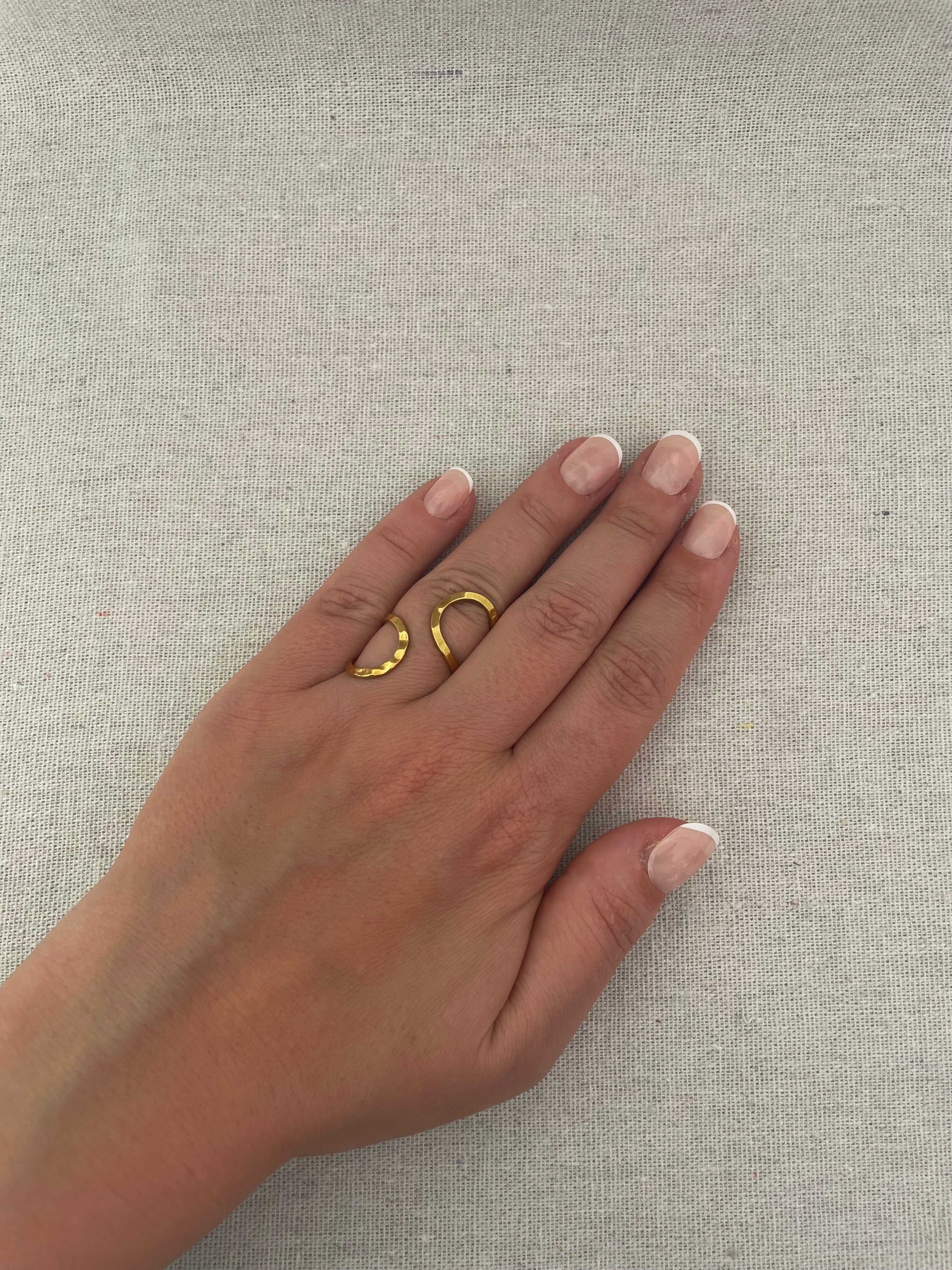 Bague Éléonore Acier Inoxydable - Élégance Intemporelle | Maison Adèle