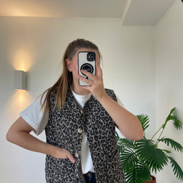 Gilet Léo Motif Léopard - Style Sauvage & Tendance | Maison Adèle