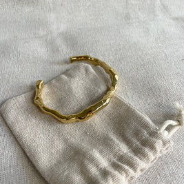 Jonc Chloé Acier Inoxydable - Beauté brute | Maison Adèle