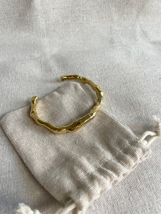 Jonc Chloé Acier Inoxydable - Beauté brute | Maison Adèle