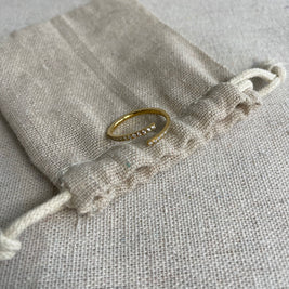 Bague Mia Acier Inoxydable - Finesse absolue | Maison Adèle