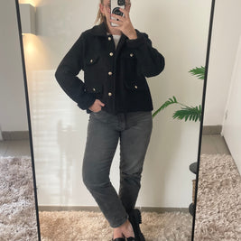 Veste bouclée Myla - Eclat doré | Maison Adèle