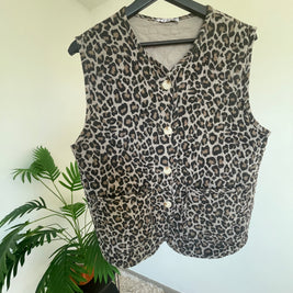 Gilet Léo Motif Léopard - Style Sauvage & Tendance | Maison Adèle