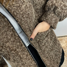 Bomber Salomé Marron | Maison Adèle