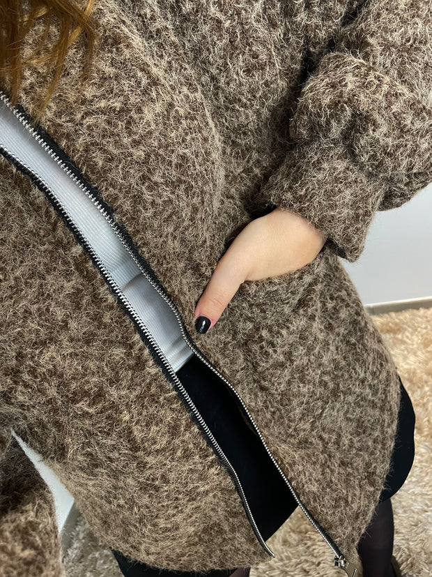 Bomber Salomé Marron | Maison Adèle