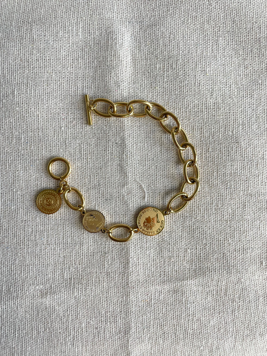 Bracelet Emma Acier Inoxydable - Eclat d’Héritage  | Maison Adèle