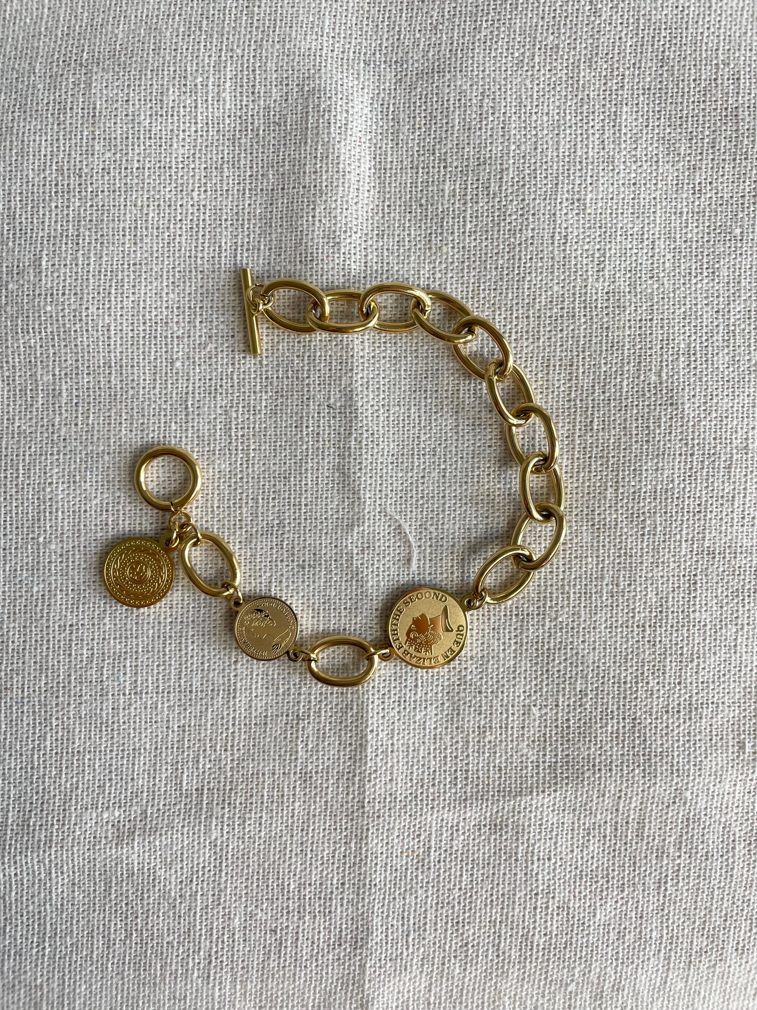 Bracelet Emma Acier Inoxydable - Eclat d’Héritage  | Maison Adèle