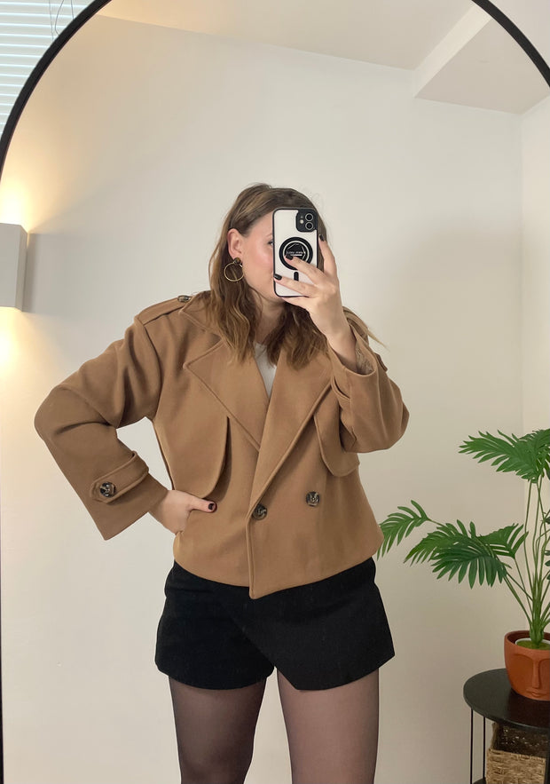 Veste Emilie - Camel | Maison Adèle