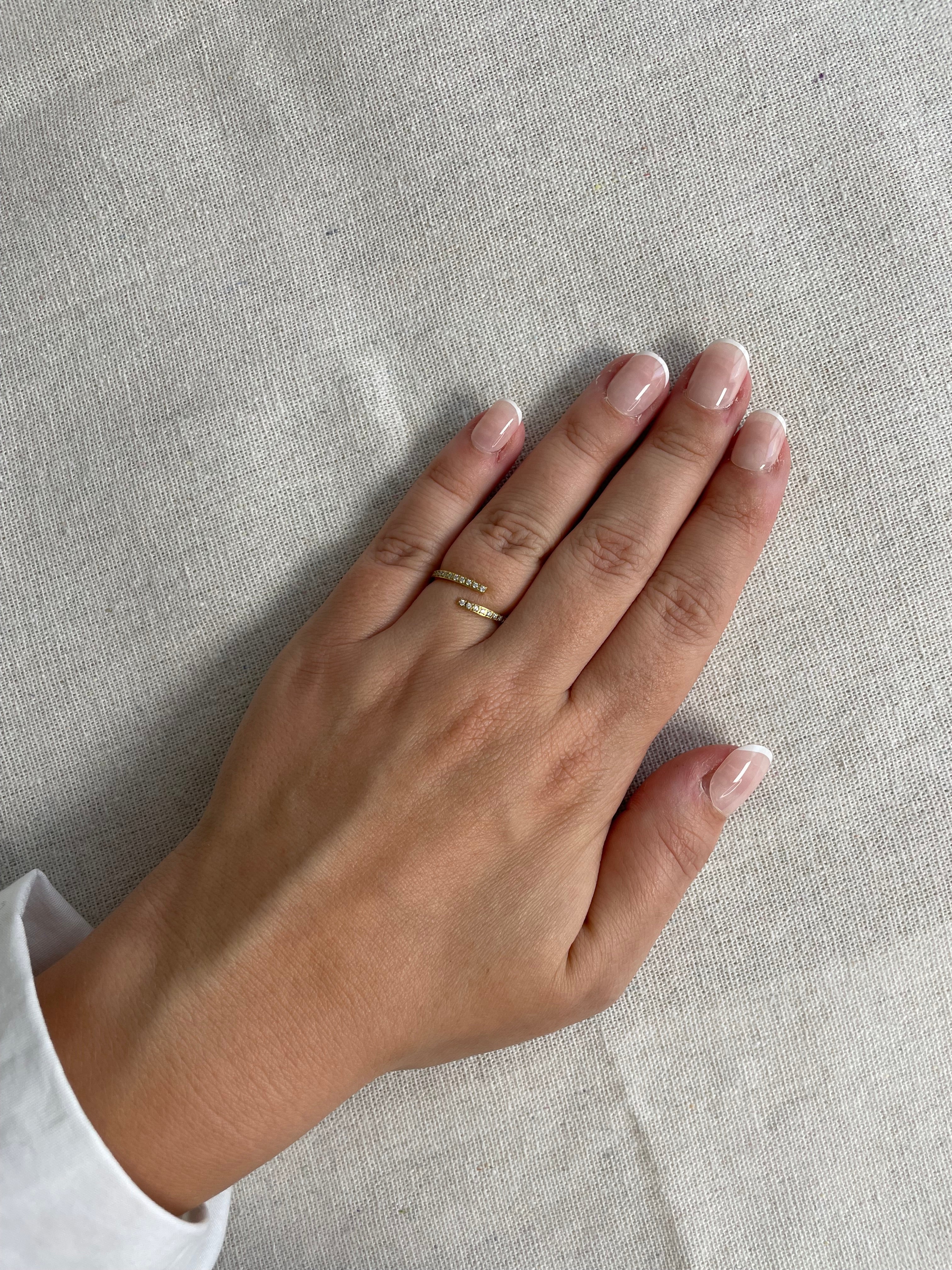 Bague Mia Acier Inoxydable - Finesse absolue | Maison Adèle