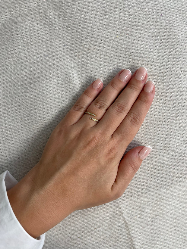 Bague Mia Acier Inoxydable - Finesse absolue | Maison Adèle