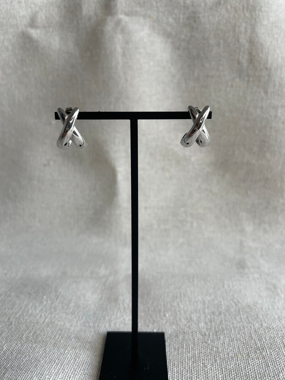 Boucles Nayla Acier Inoxydable - Créoles | Maison Adèle