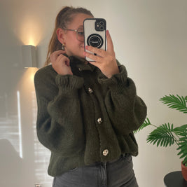 Gilet col montant Camille - Douceur structurée | Maison Adèle