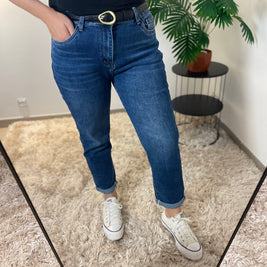 Jean Mom Parfait Taille Haute - Coupe Flatteuse | Maison Adèle