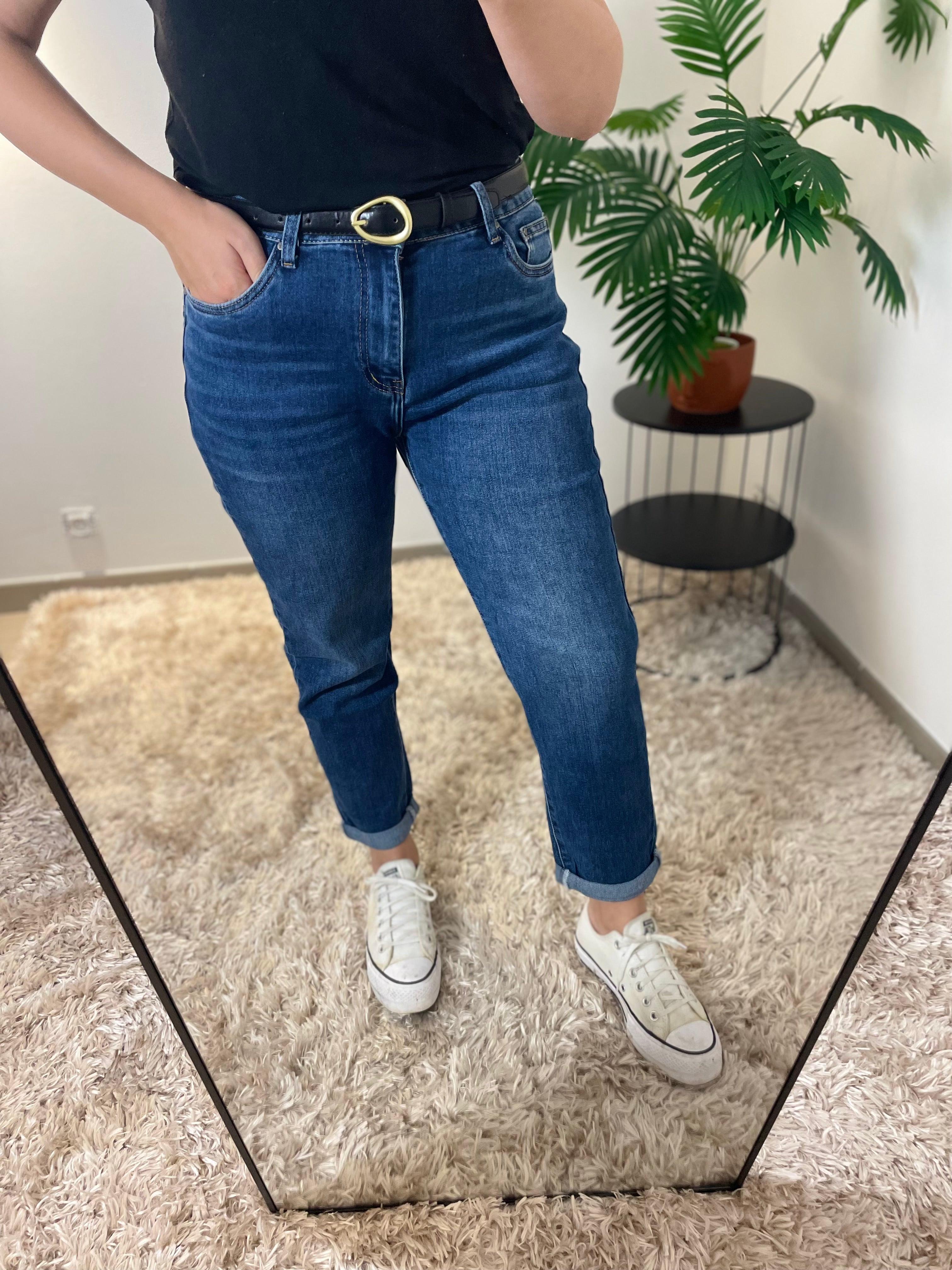 Jean Mom Parfait Taille Haute - Coupe Flatteuse | Maison Adèle