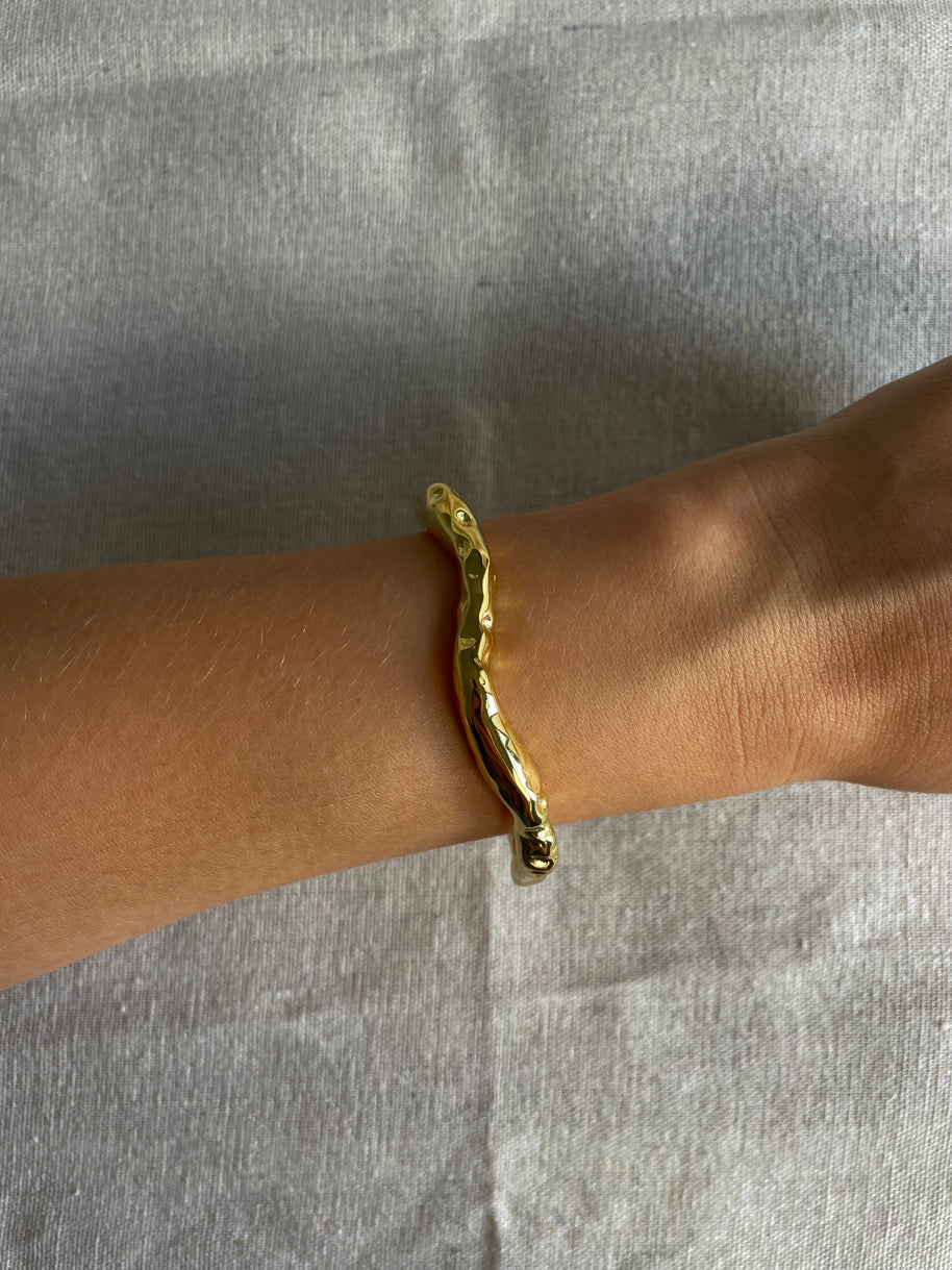 Jonc Chloé Acier Inoxydable - Beauté brute | Maison Adèle