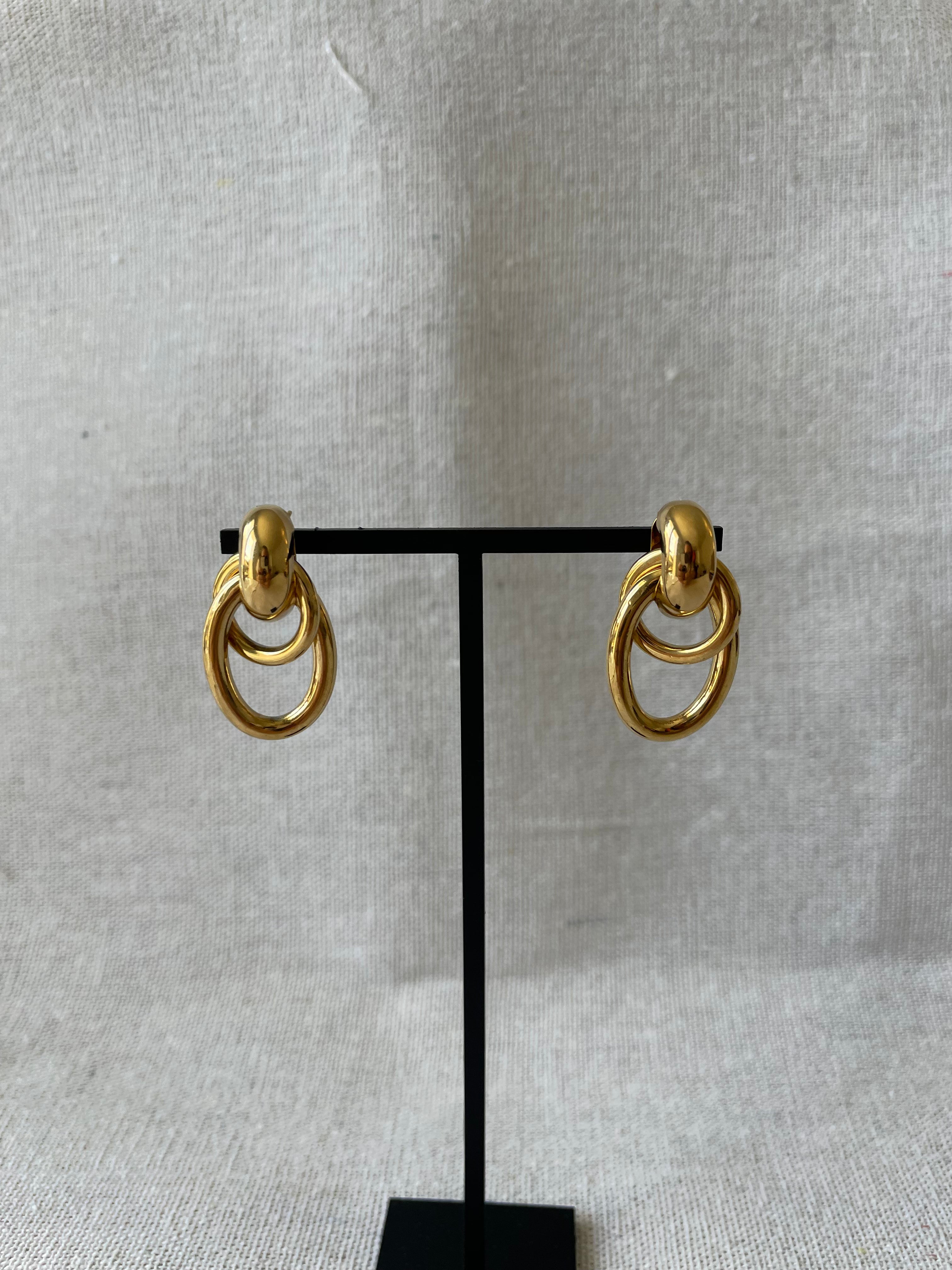 Boucles d’oreilles Augustine - Acier inoxydable