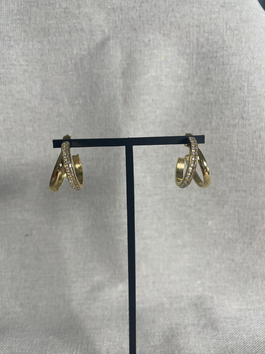 Boucles d'Oreilles Romy Acier Inoxydable - Bijoux Élégants | Maison Adèle