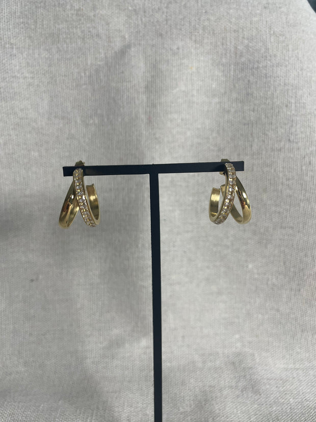 Boucles d'Oreilles Romy Acier Inoxydable - Bijoux Élégants | Maison Adèle