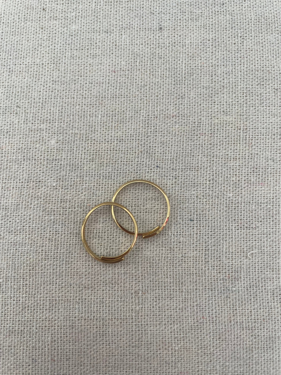 Bague Rose - Acier inoxydable