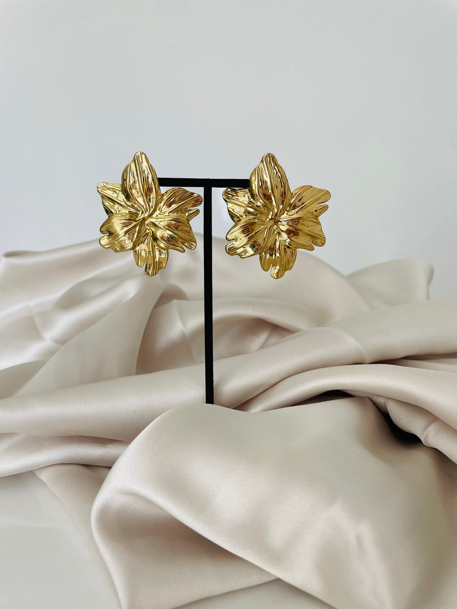 Boucles d'Oreilles Tessa Acier Inoxydable - Style Moderne | Maison Adèle